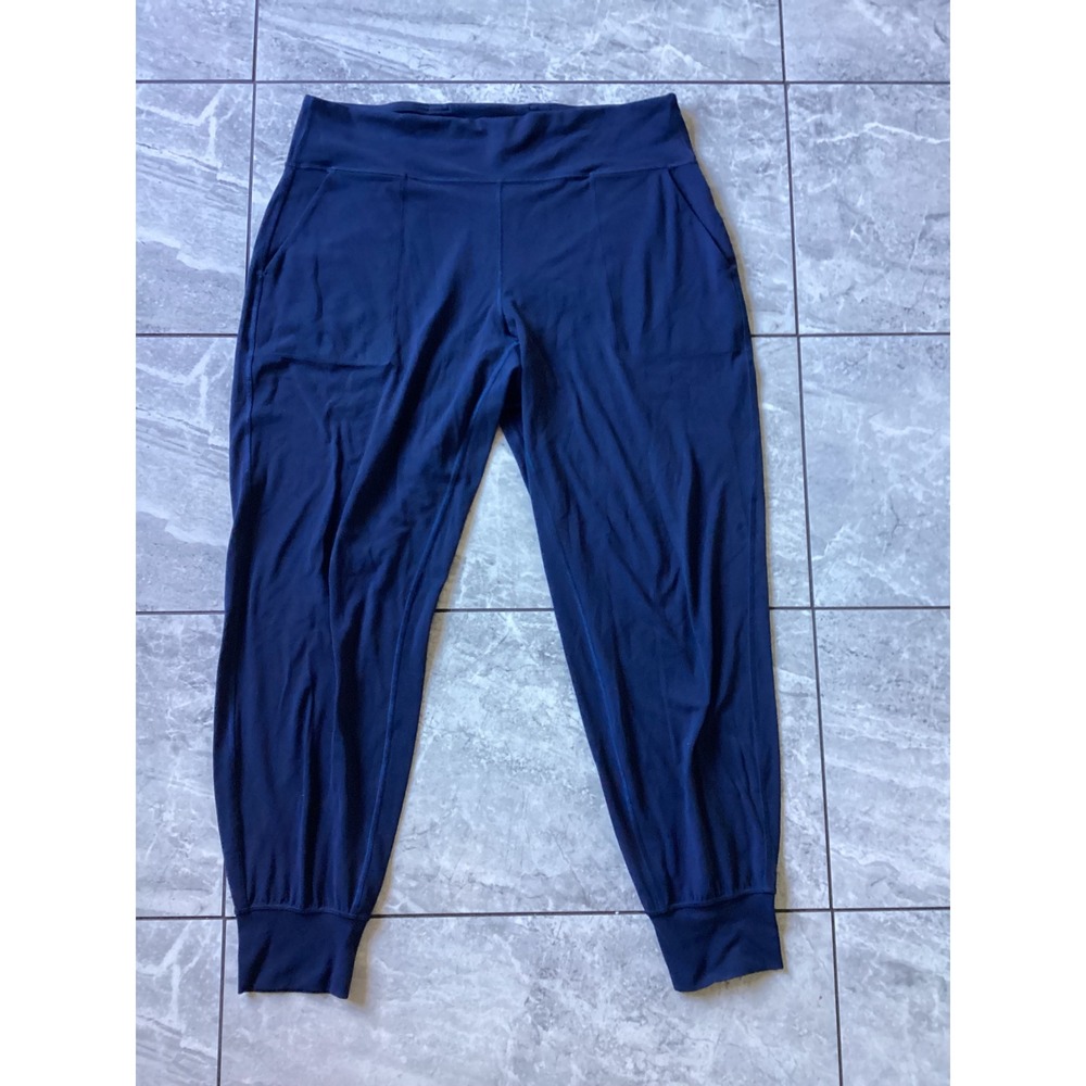Lululemon Align Jogger 28 Navy Blue Nulu Yoga Pants LW5CQ2S Size 14 - Picture 5 of 8